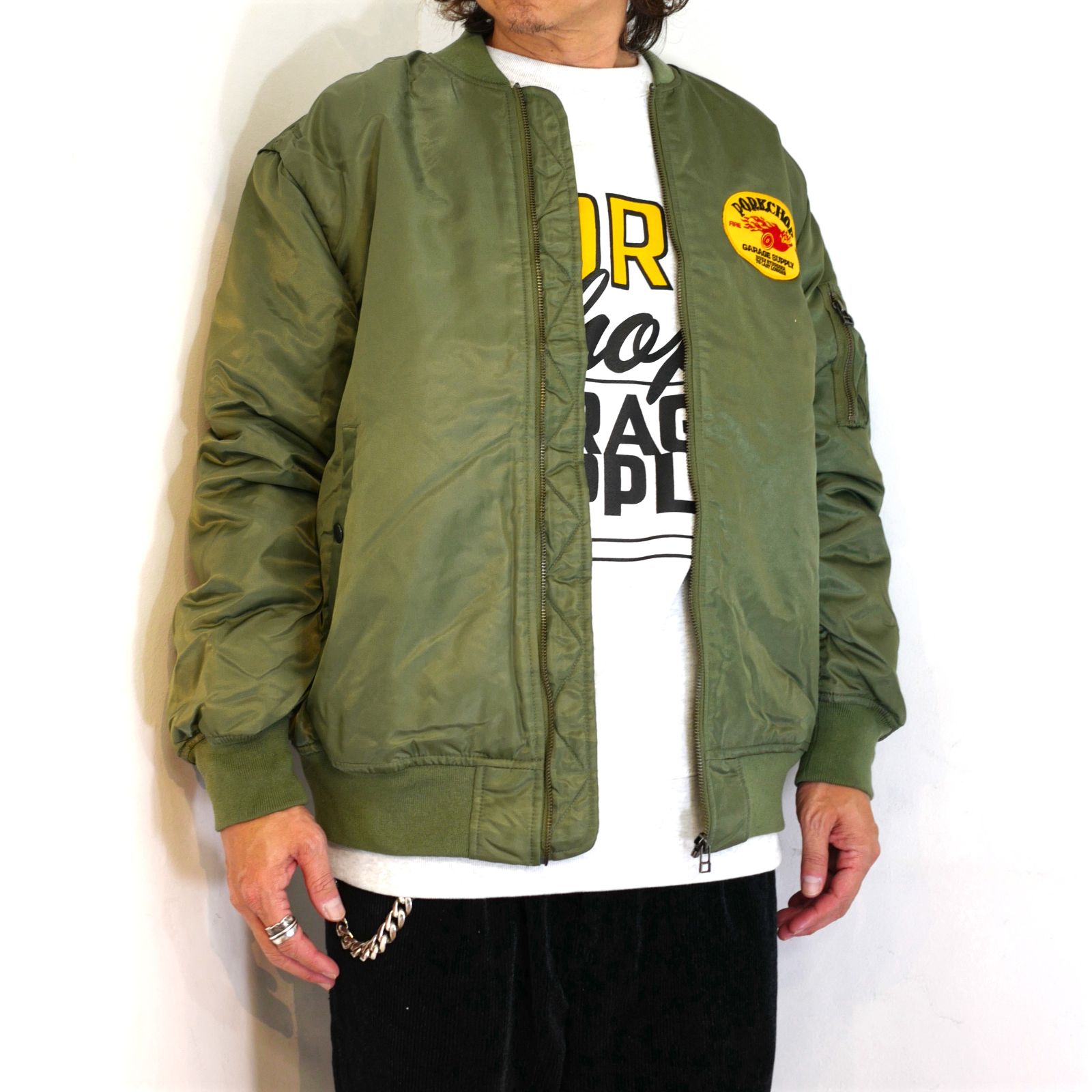 PORKCHOP GARAGE SUPPLYダウンベスト【USED】 Amazon.co.jp: ポークチョップガレージサプライ RACING VEST