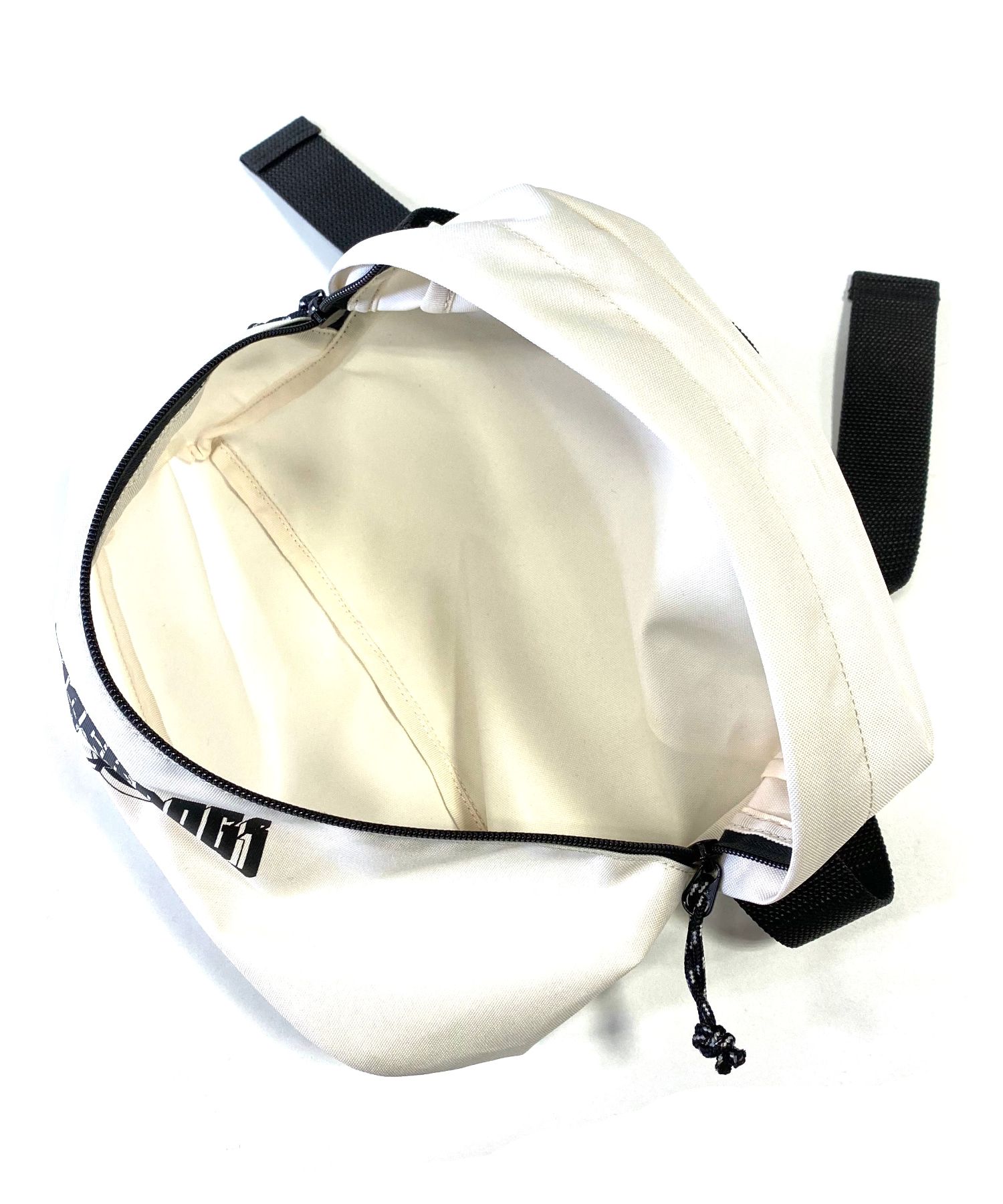 ROTTWEILER - B.D.B WEST BAG (WHITE) / プリント ウエストポーチ