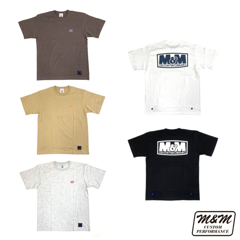 M&M 新作販売告知 / ガレージカルチャーを感じさせる定番的なS/S Tee