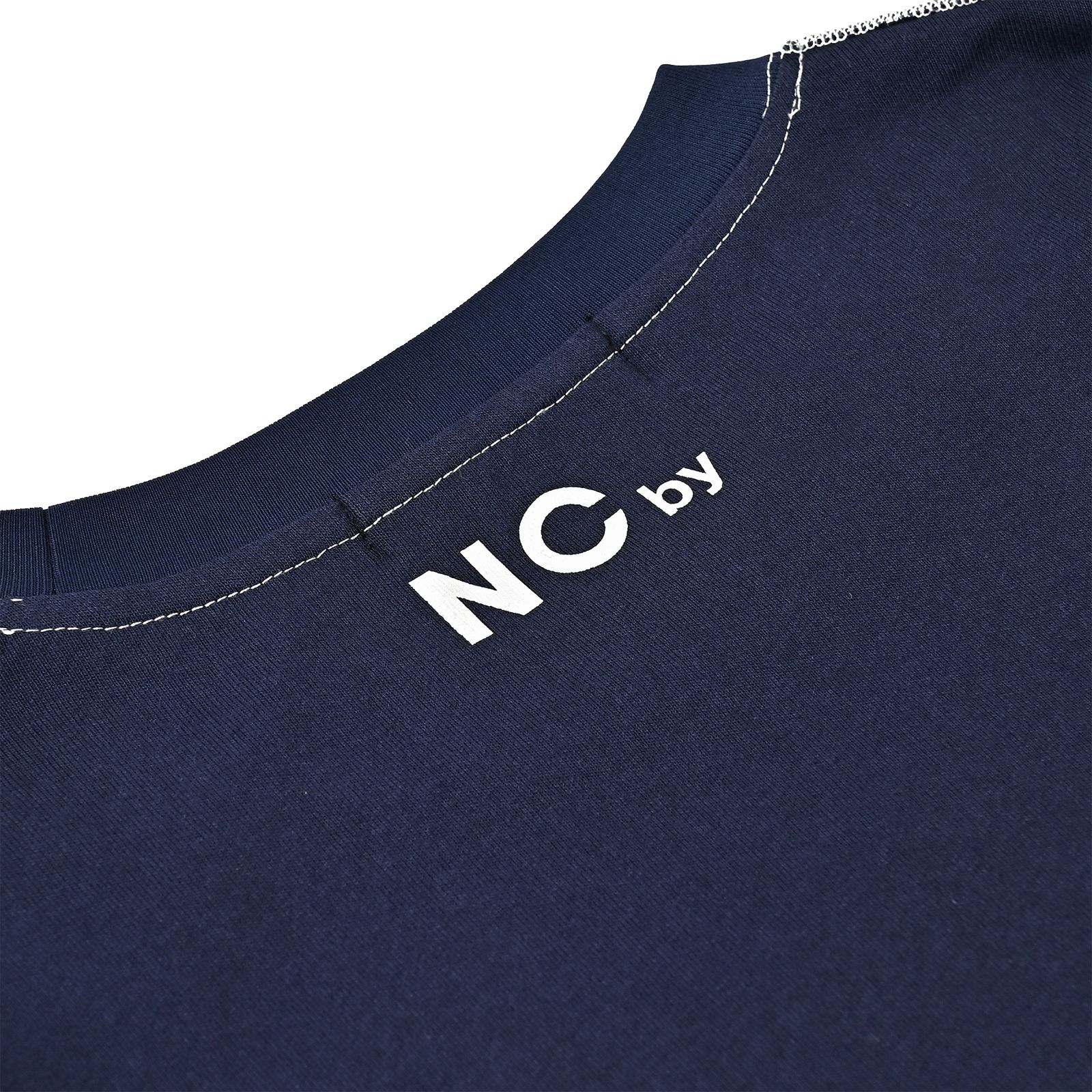 ロゴプリントLS TEE (NAVY)