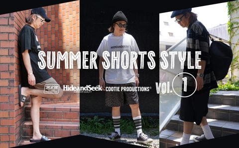 SUMMER SHORTS STYLE vol.1 / スタイル特集アップ致しました。