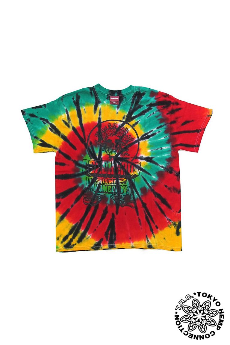 HideandSeek ×THC S/S TEE (TIE DYE RASTA) TOKYO HEMP CONNECTION  コラボタイダイ染めT LOOPHOLE