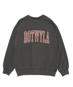 R9 ROT TRAINER (BLACK) /  オリジナル スウェット タイプ ロングスリーブ Tシャツ