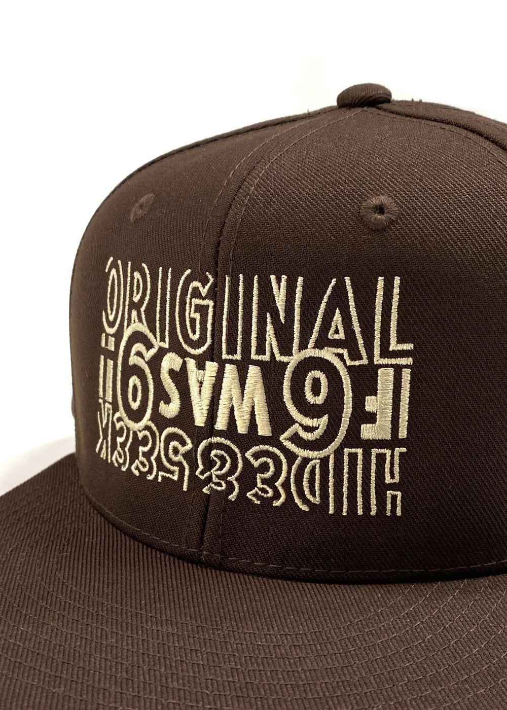 Original H&S Baseball CAP (BROWN) / 西浦徹 コラボ ロゴ 刺繍 キャップ