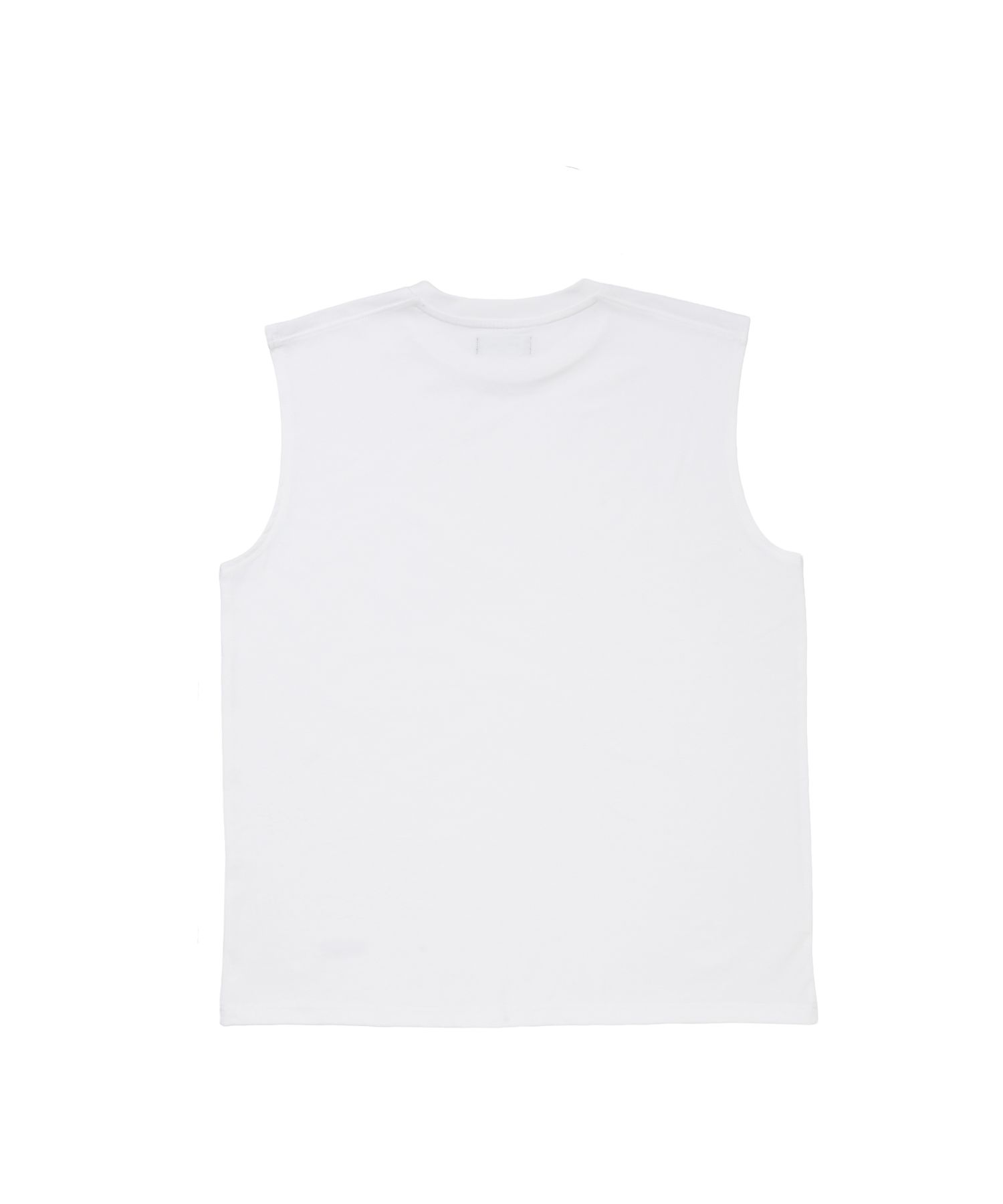 R9 RTWLA NOSLEEVE TEE (WHITE) / オリジナル ノースリーブ Tシャツ