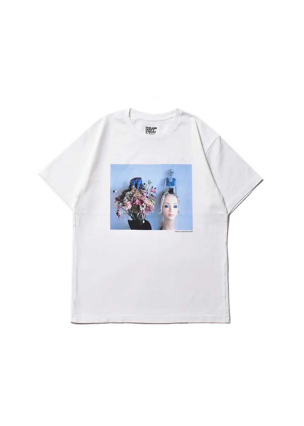 Araki Nobuyoshi×Stie-lo SANJU T-SH (WHITE) / ×荒木経惟×スティーロ コラボTシャツ