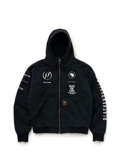 BOA HOODIE (BLACK) / ボア ライナー スウェット パーカー