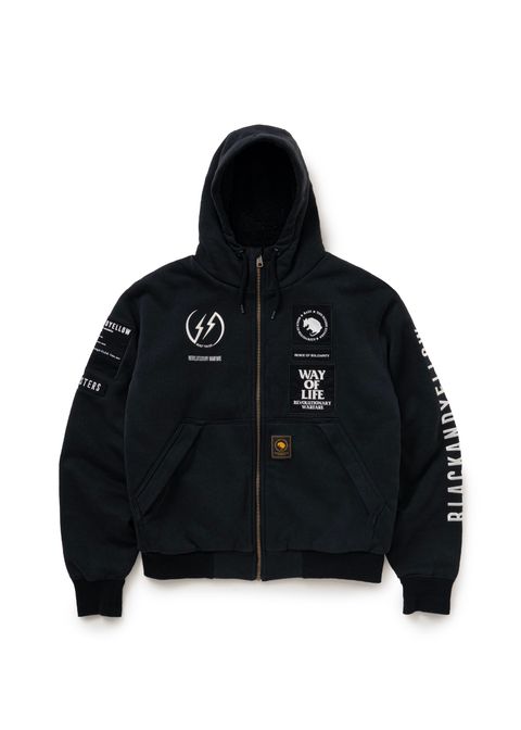 BOA HOODIE (BLACK) / ボア ライナー スウェット パーカー
