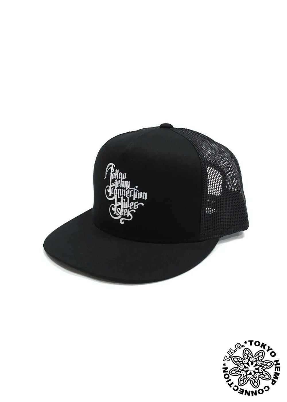 × TOKYO HEMP CONNECTION MESH CAP (BLACK) / THC コラボメッシュキャップ