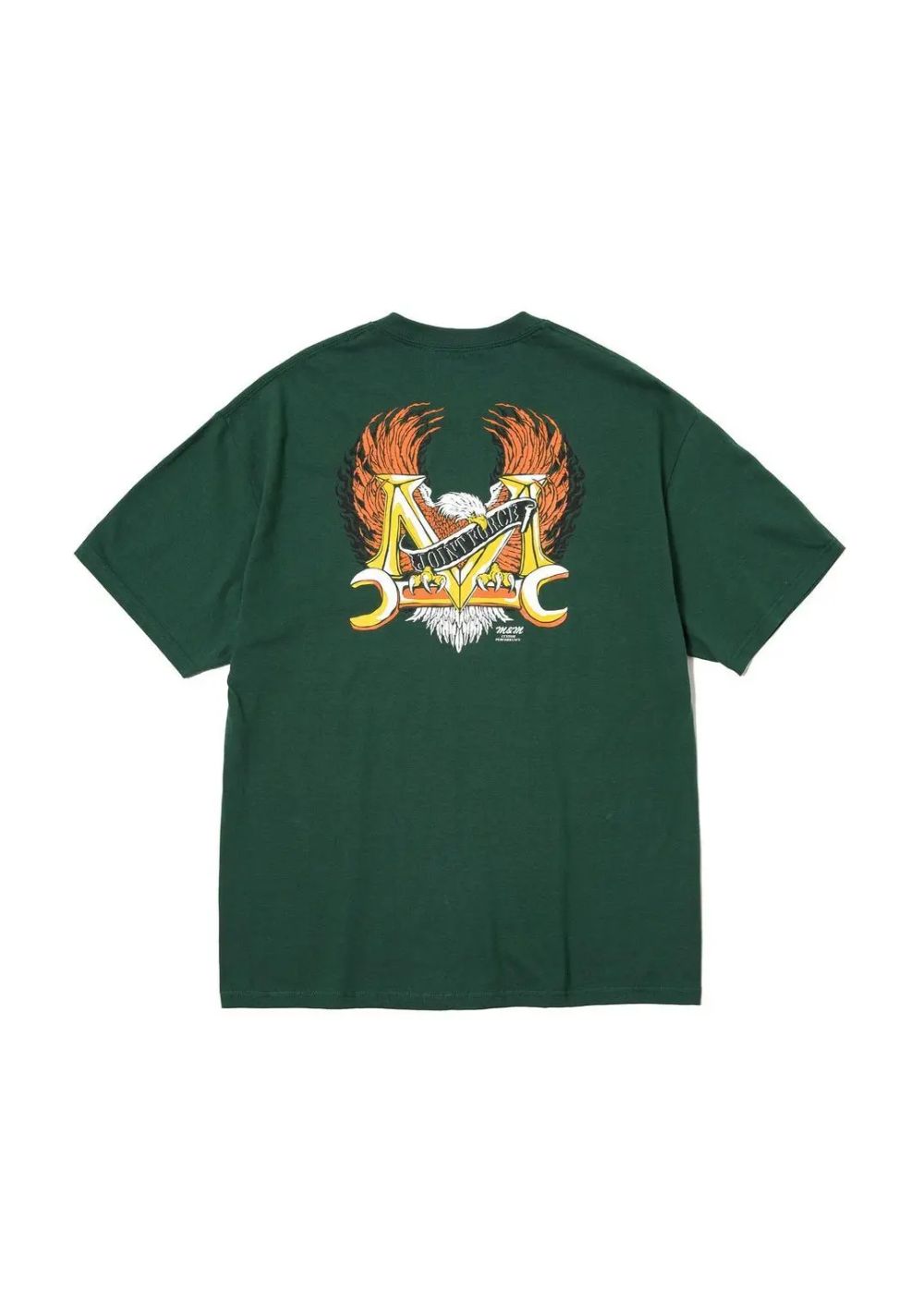 ×MASSES T-SHIRT EAGLE (GREEN) / マシス コラボレーション プリントT