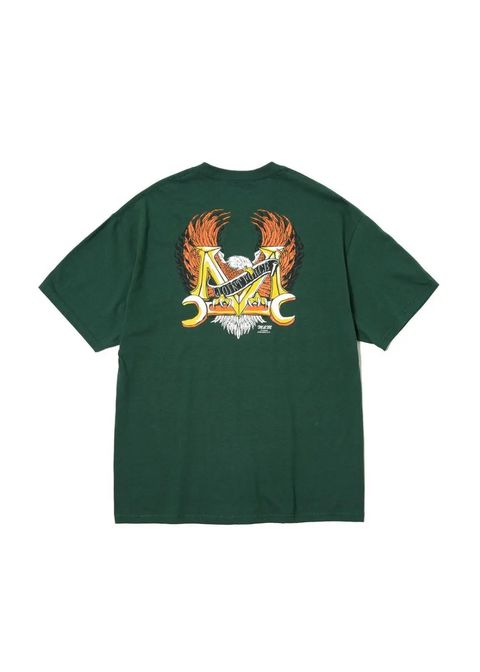 ×MASSES T-SHIRT EAGLE (GREEN) / マシス コラボレーション プリントT