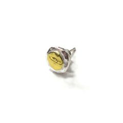 【ラスト1点】Silver & Gold Pierced Earing (Eagle A) (SILVER / GOLD) / シルバー×ゴールドピアス (イーグル)