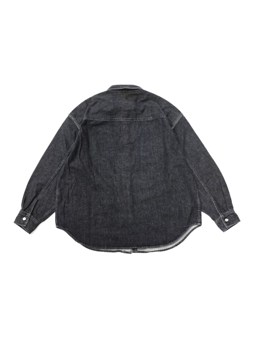 COOTIE PRODUCTIONS - Denim Work Shirt (BLACK FADE) / デニムビッグ