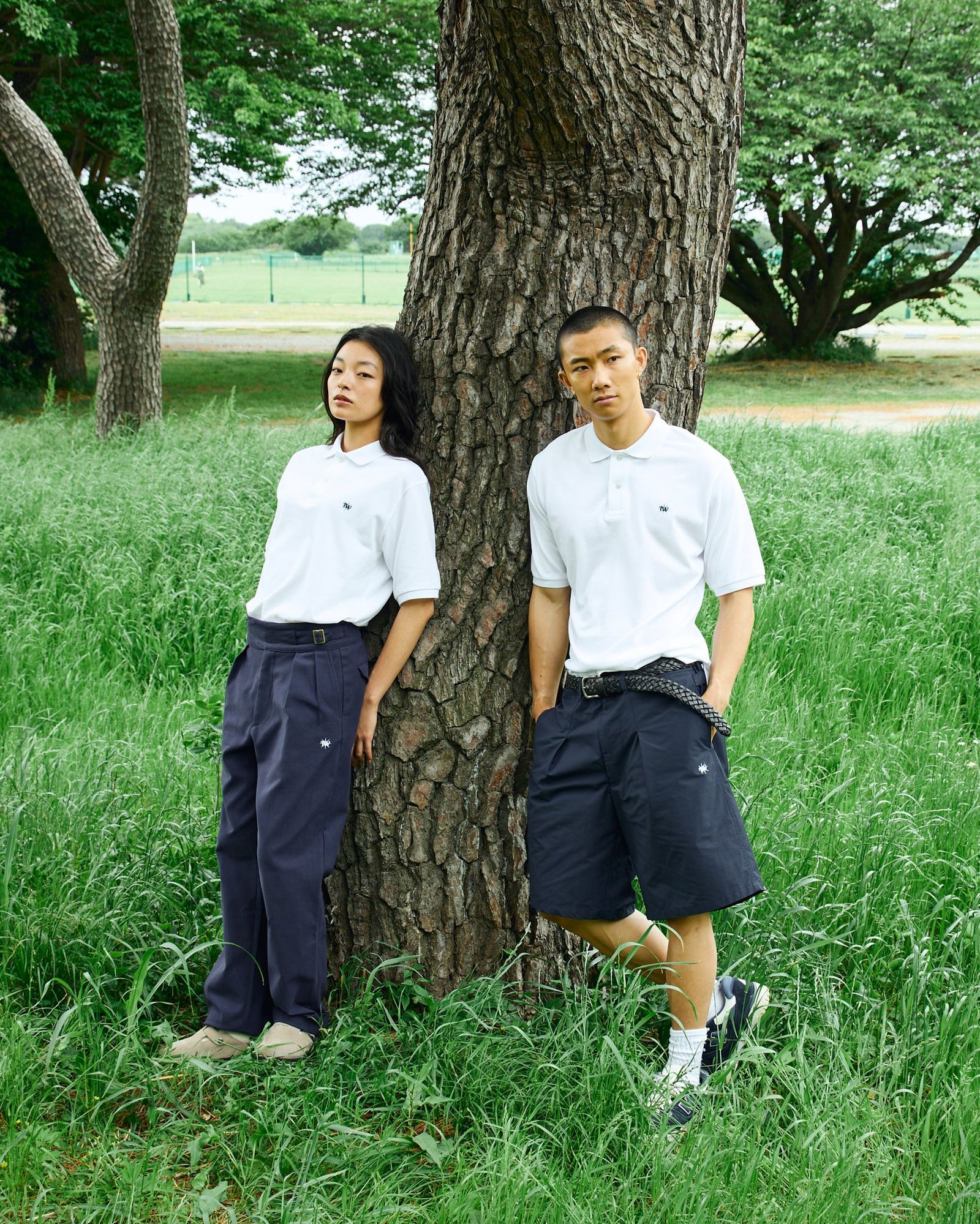 GDC×TW Polo Shirt (WHITE) / ×TW コラボ ポロシャツ