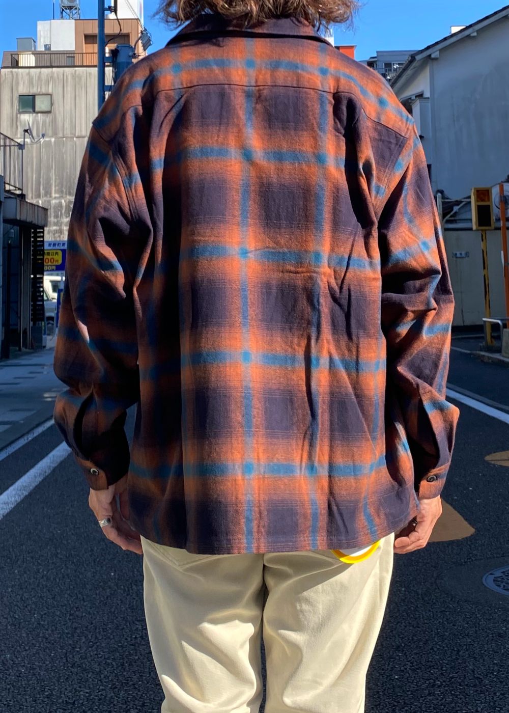 FIVE BROTHER Ex. L/S CHECK SHIRT "VIN" (MAROON) / ファイブ ブラザー コラボ チェック シャツ