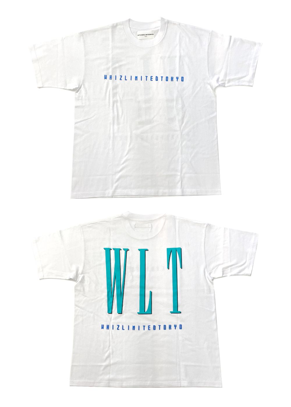 TYPO TEE (WHITE) / タイポグラフ プリントTシャツ - M
