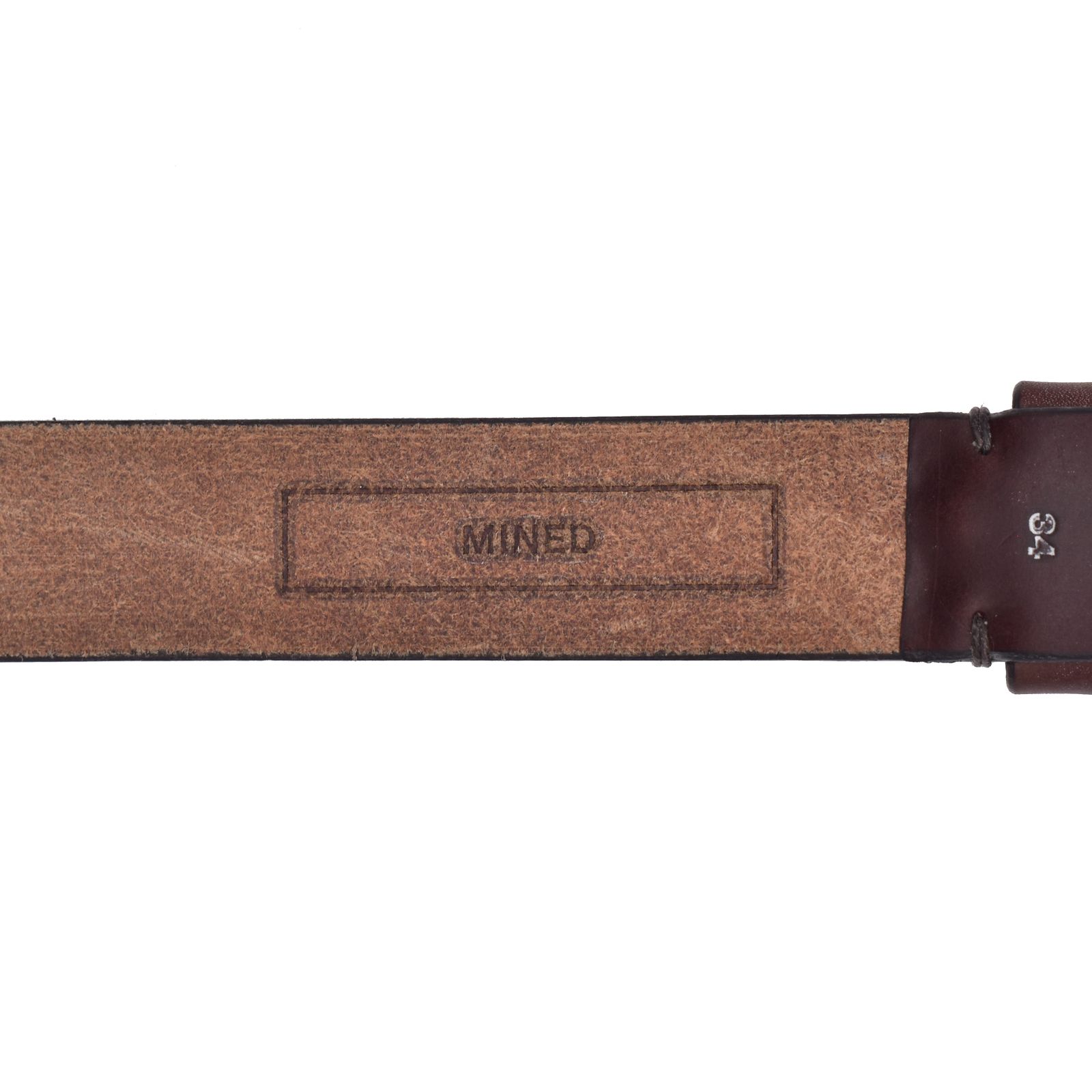 Bridle Leather Officer Belt (DBR)  / レザー オフィサー ベルト