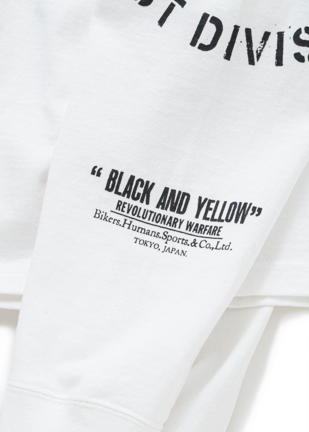 RATS - STAMP LOGO L/S TEE (WHITE) / スタンプロゴ ロング T
