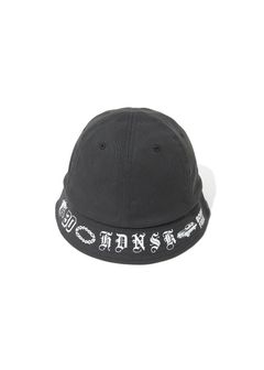 Metro Hat (CHARCOAL GRAY) / ロゴ プリント メトロ ハット