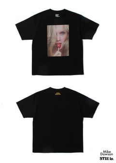 Stie-lo × Mike Dowson T-SH (BLACK) / ×スティーロ×マイク・ドーソン コラボフォトT