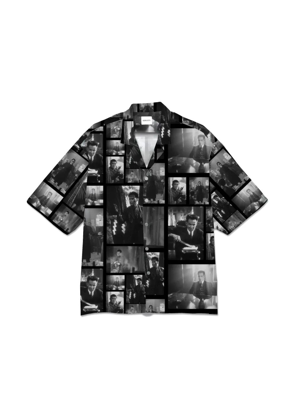 Black rain S/S shirts (BLACK) / ×ブラックレイン コラボ アロハシャツ