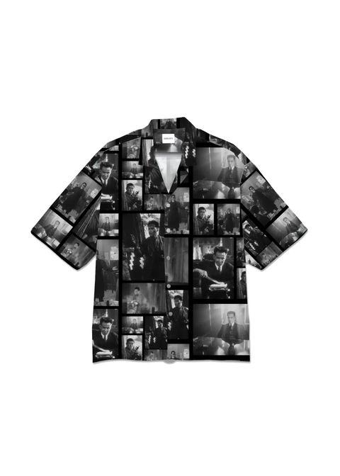 Black rain S/S shirts (BLACK) / ×ブラックレイン コラボ アロハシャツ