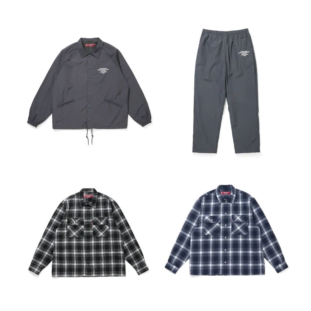 HIDE AND SEEK 新作販売告知 / 着回し抜群ナイロンセットアップや定番オンブレシャツが入荷。