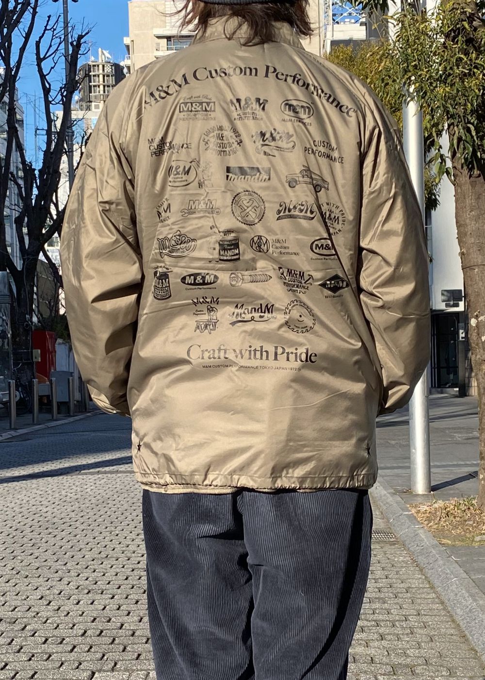 BOA COACH JACKET (KHAKI) / ボア ライナー コーチジャケット