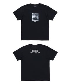 R9 PHOTO TEE (BLACK) /  オリジナル フォトプリント Tシャツ