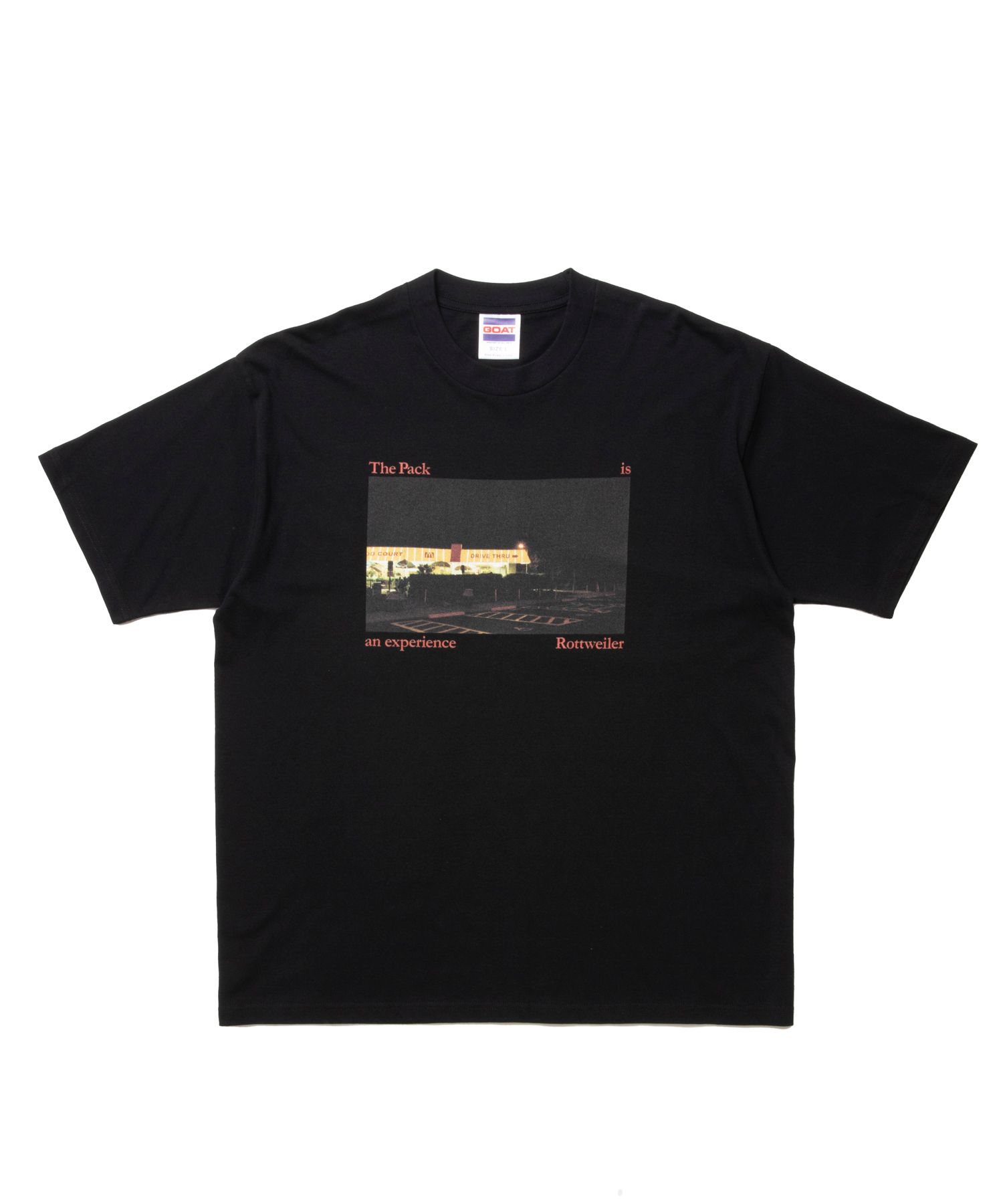 CAL NIGHT PHOTO TEE (BLACK) / フォト プリント Tシャツ
