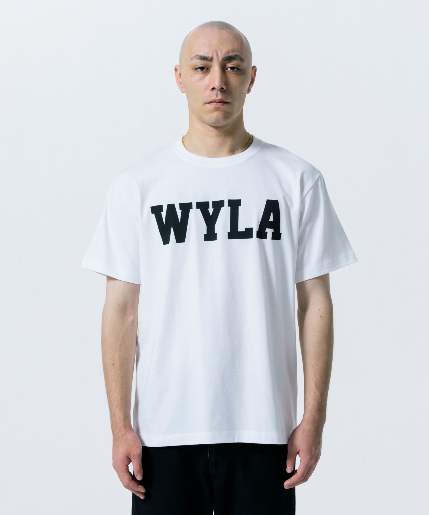 COLLEGE TEE (WHITE) / プリント Tシャツ