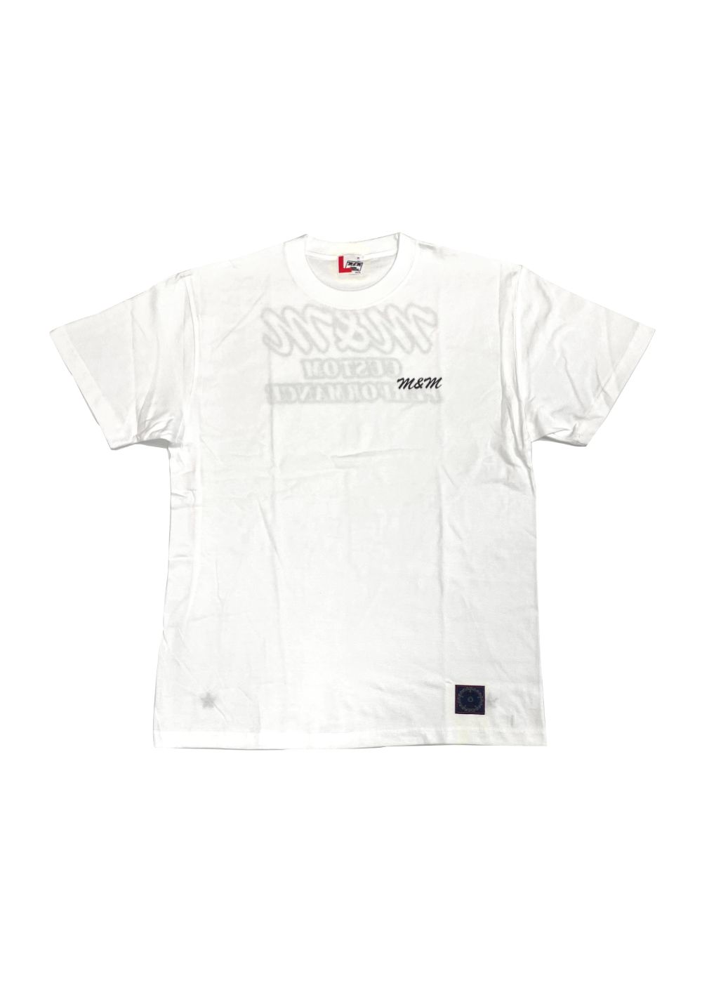 新品未使用♡大人気即完売商品 pc roundform tee M&M CUSTOM PERFORMANCE - 【ラスト1点】Edge Logo Tee (WHITE