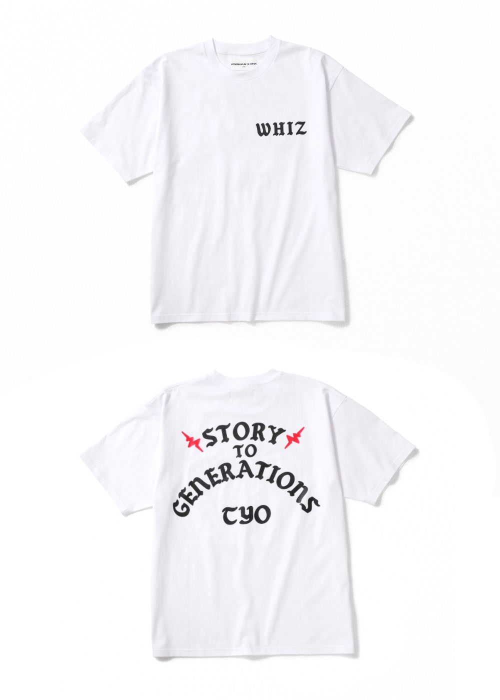 【ラスト1点】CREW TEE (WHITE) / ロゴ プリントTシャツ