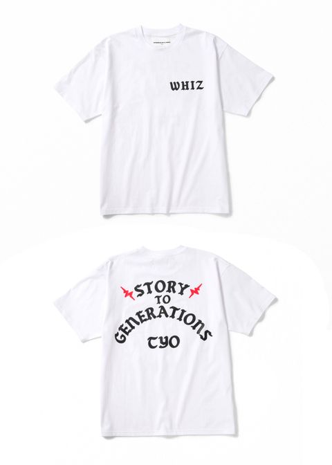 【ラスト1点】CREW TEE (WHITE) / ロゴ プリントTシャツ