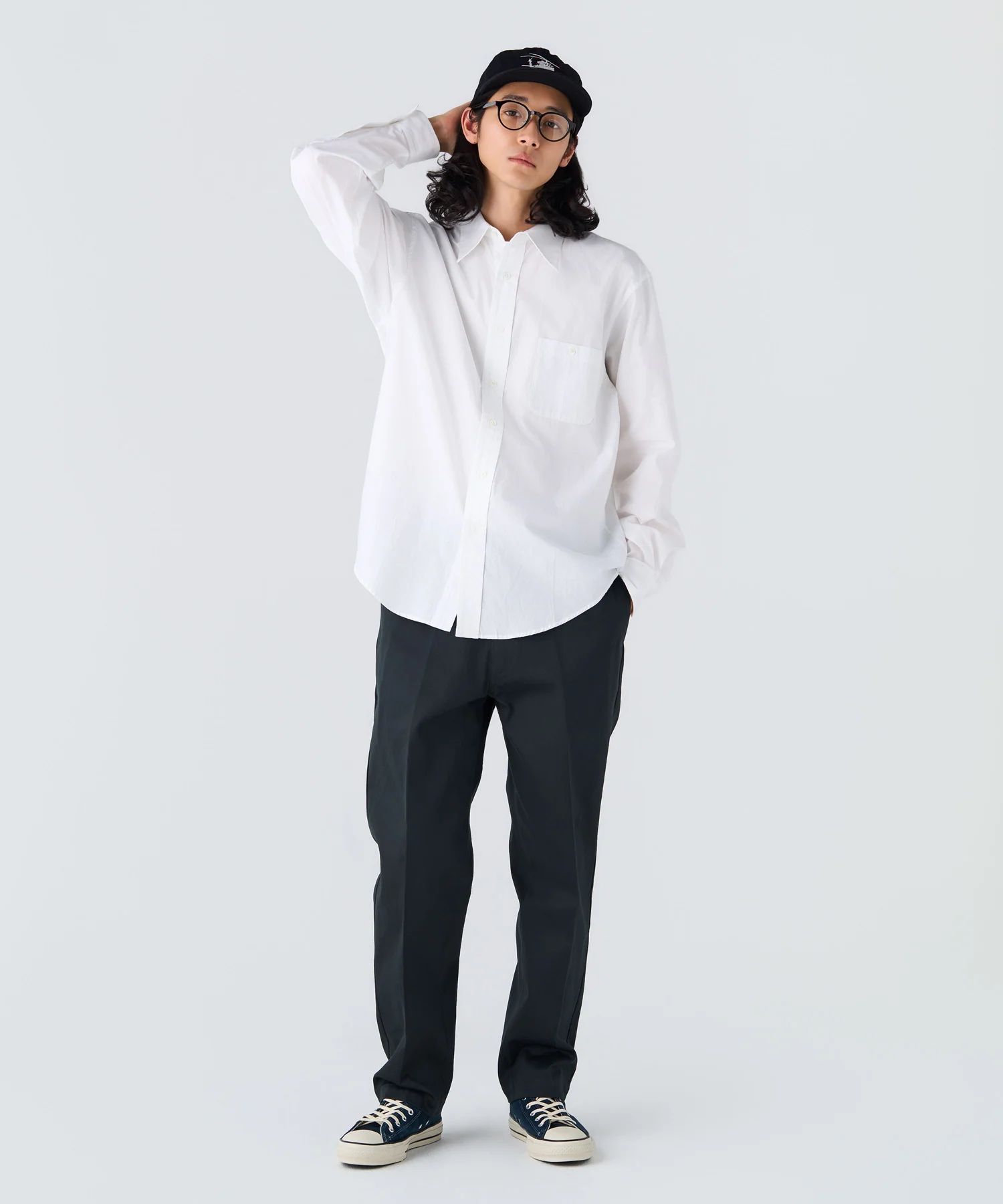 10/L DICKIES SLIM FIT PANTS "BENEDICT" (BLACK) / ディッキーズ コラボチノパンツ