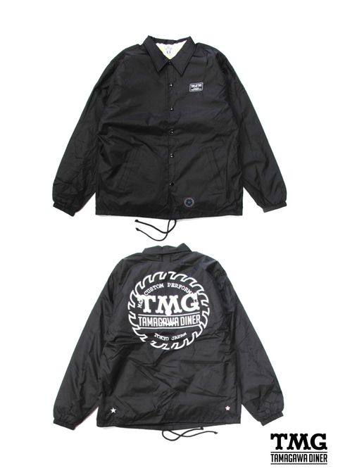 BOA WINDBREAKER (BLACK) / ×TAMAGAWA DINER コラボ ボアインナー コーチジャケット
