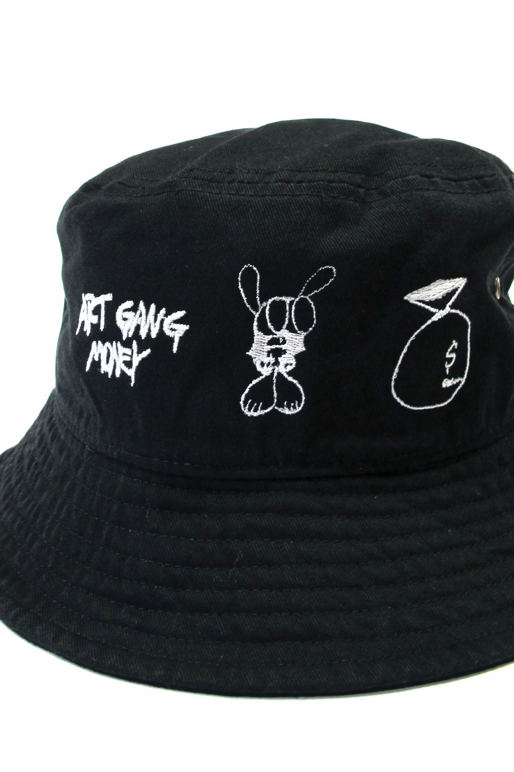 HIDE AND SEEK - × SKOLOCT HAT (BLACK) / スコロクト コラボバケット