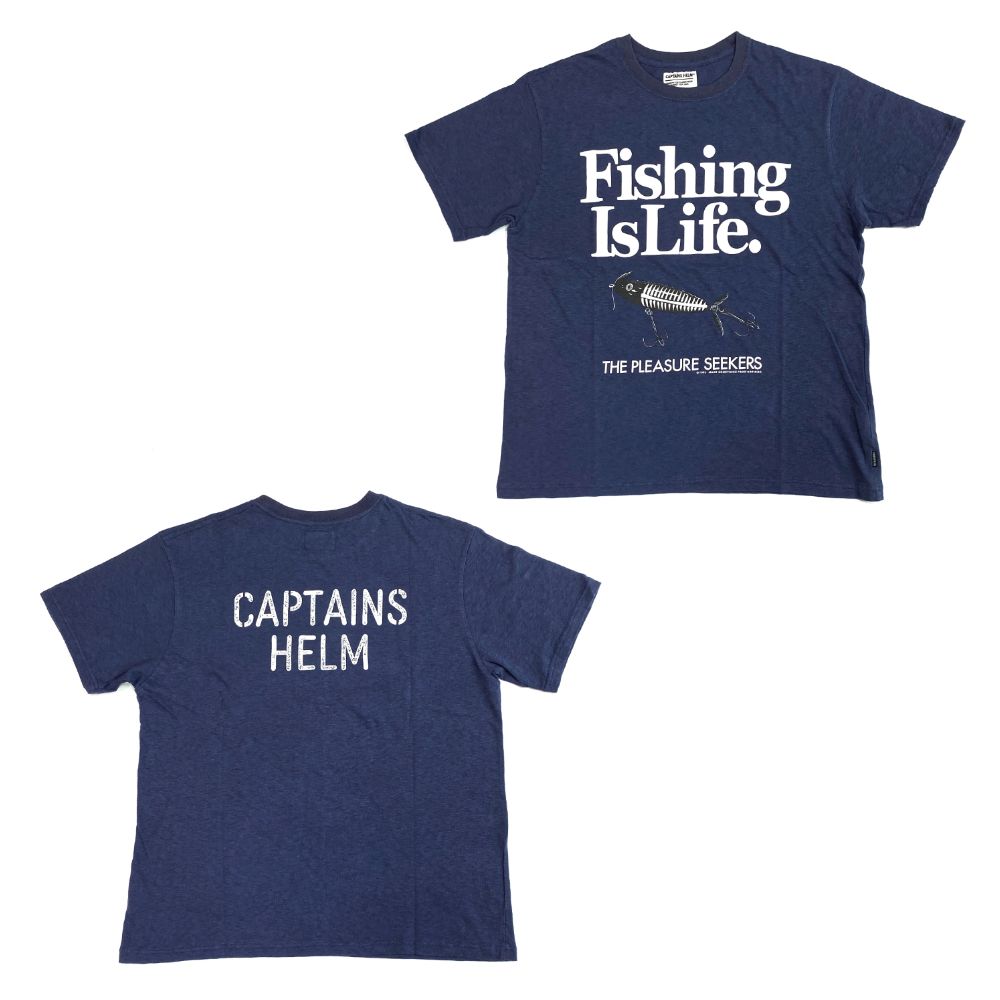 CAPTAINS HELM - 【ラスト1点】FISHING LIFE VINTAGE TEE