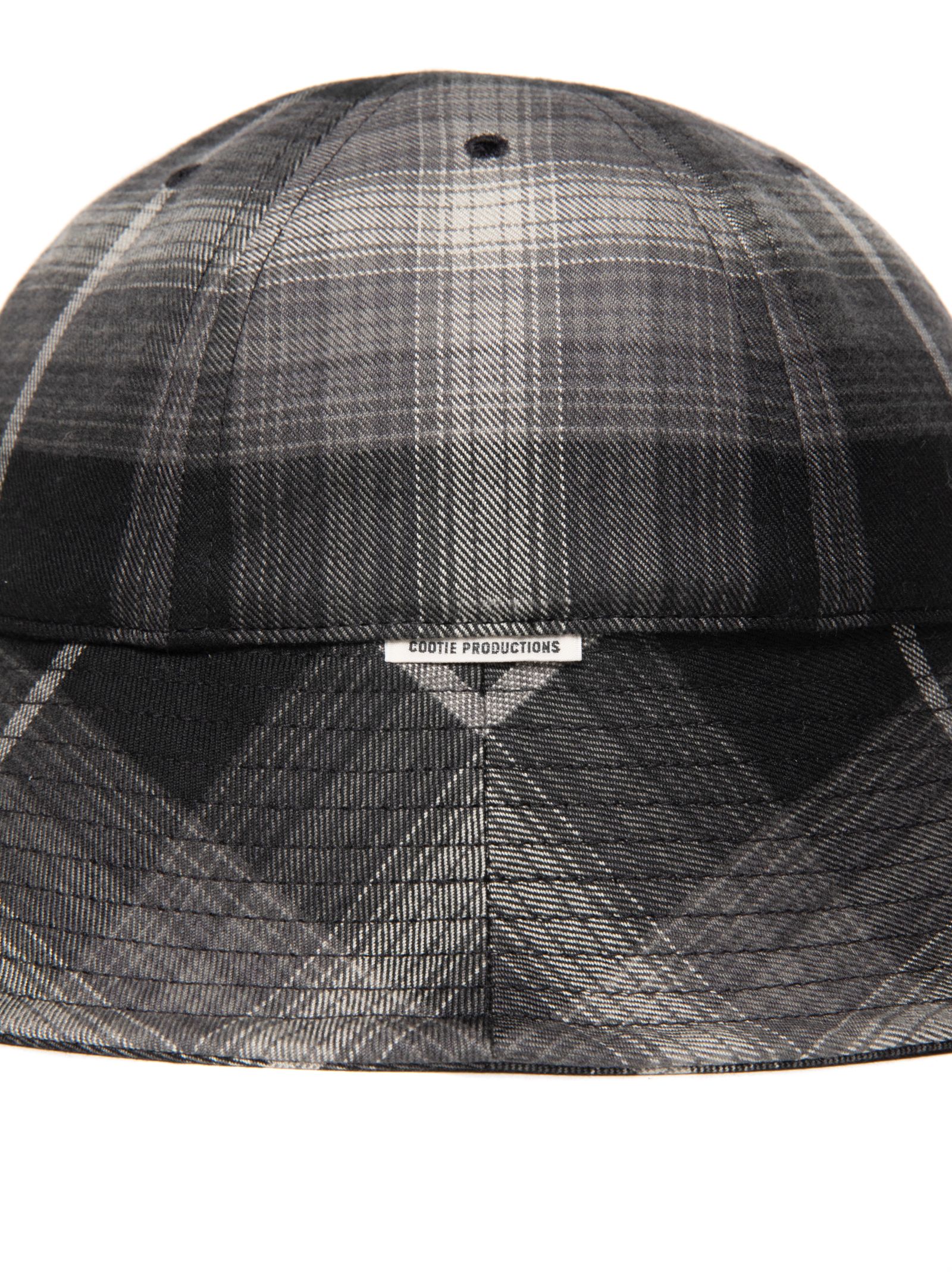 COOTIE PRODUCTIONS - R/C Ombre Check Ball Hat (BLACK) / オンブレ