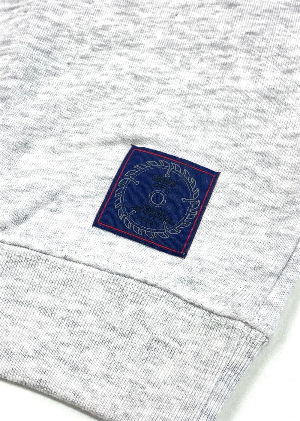Short Sleeve Sweat (ASH) / ロゴ刺繍 半袖 クルーネック スウェット / セットアップ可能