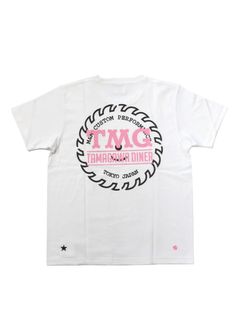 PRINT S/S TEE (WHITE) / ×TAMAGAWA DINER コラボT