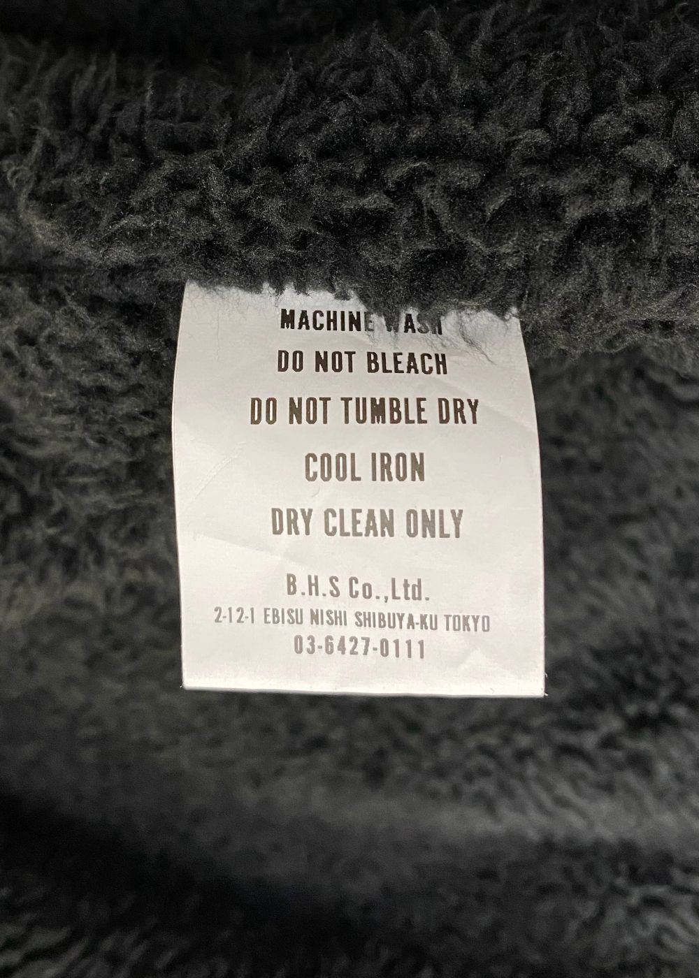 BOA HOODIE (BLACK) / ボア ライナー スウェット パーカー