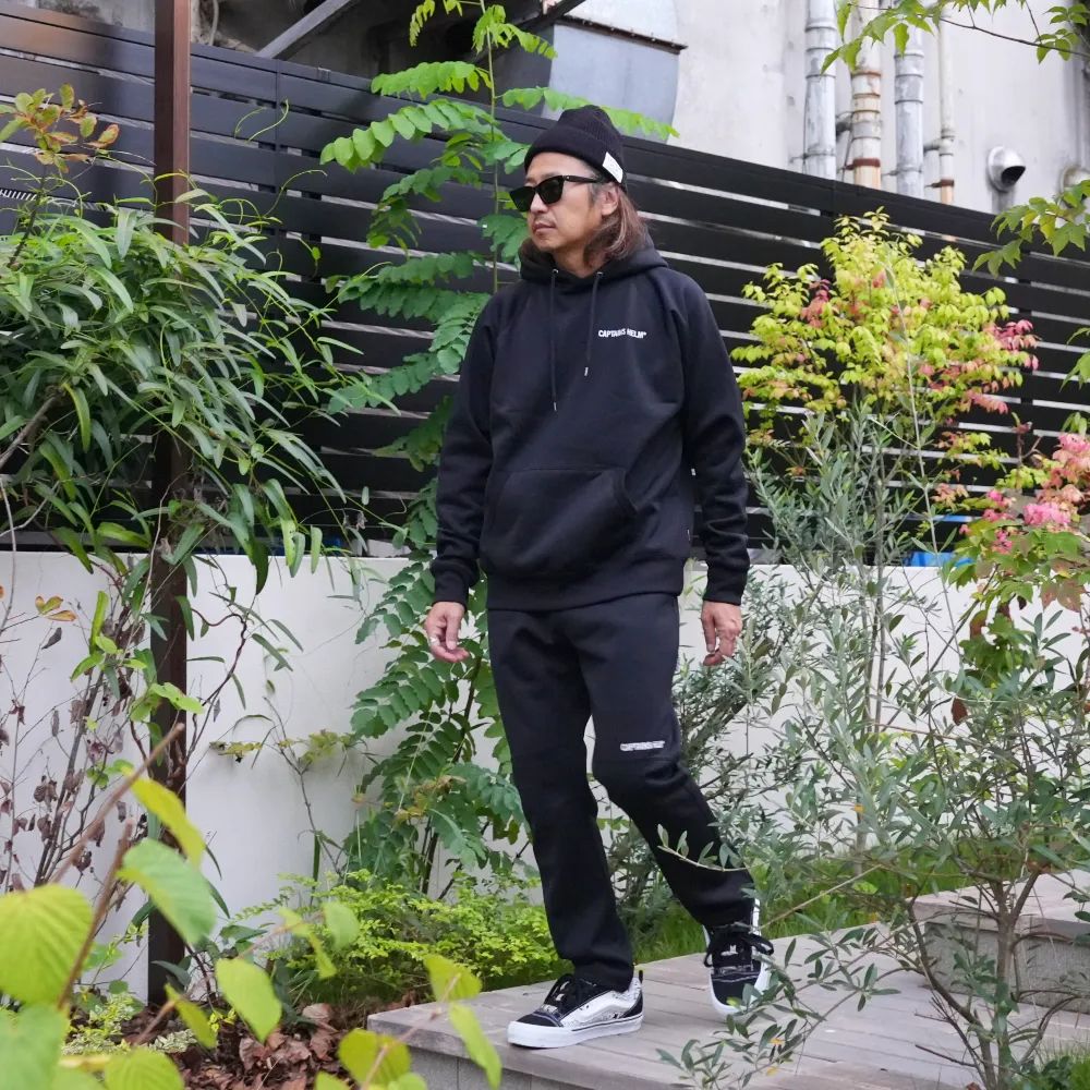 PLEASURE SEEKERS TECH PANTS (BLACK) / セットアップ テック パンツ / セットアップ可能