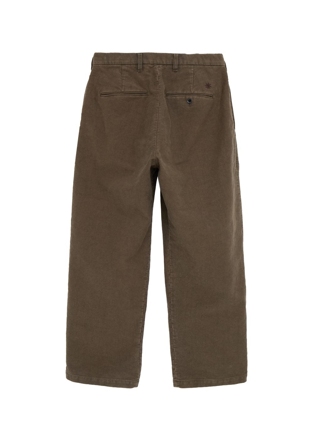 Moleskin Big Chino Pants (BROWN) / モールスキン ビッグ チノパンツ
