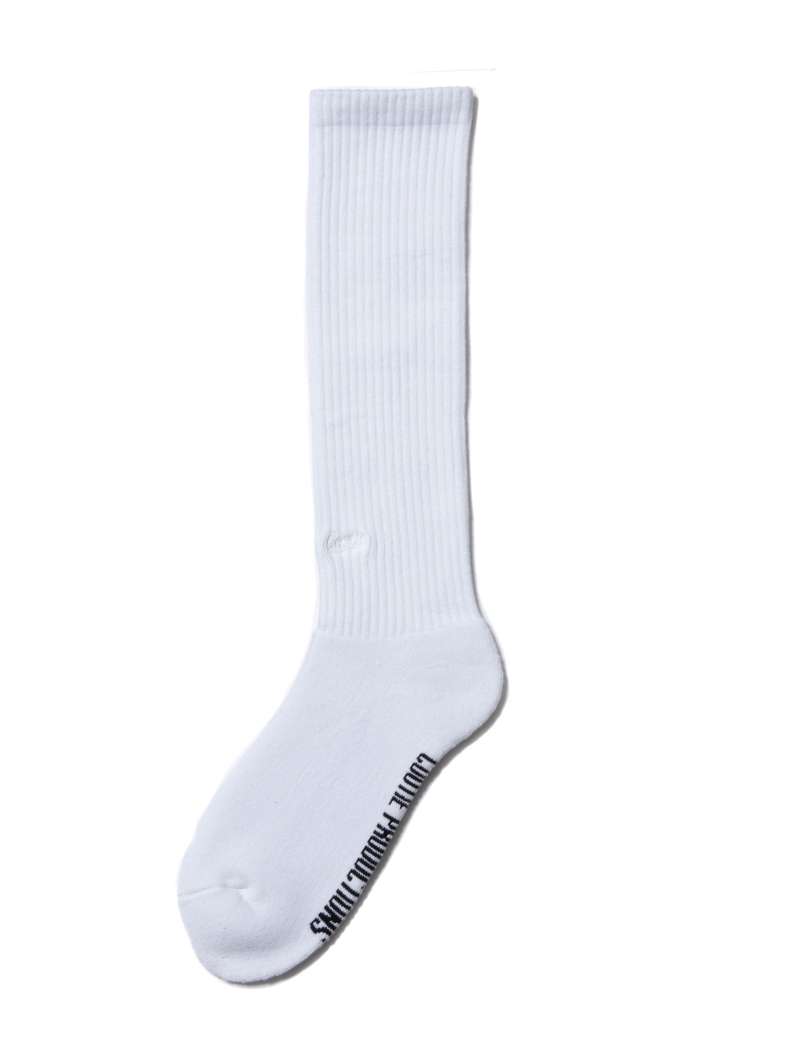 COOTIE PRODUCTIONS - 【ラスト1点】RAZA HIGH SOCKS (OFF WHITE) / ロゴ刺繍ジャガードハイソックス |  LOOPHOLE