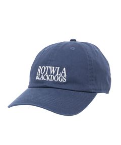 ROTWLA CAP (NAVY) / ロゴ刺繍 ダッド キャップ。