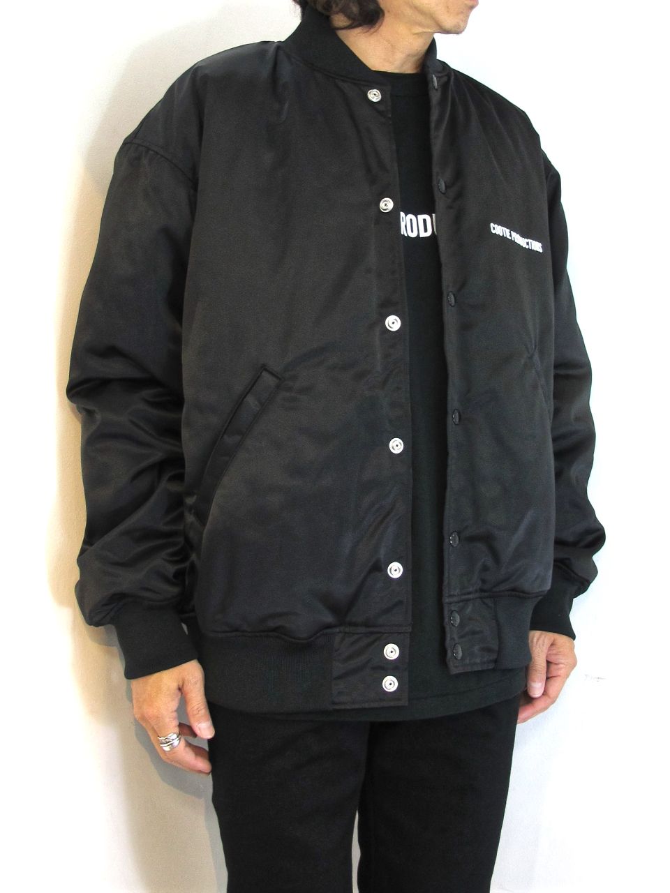 最新入荷 satin nylon cootie ジャケット・アウター stadium jacket 