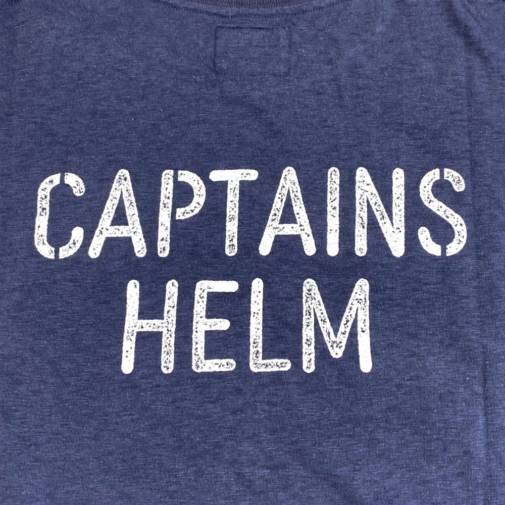 CAPTAINS HELM - 【ラスト1点】FISHING LIFE VINTAGE TEE (NAVY