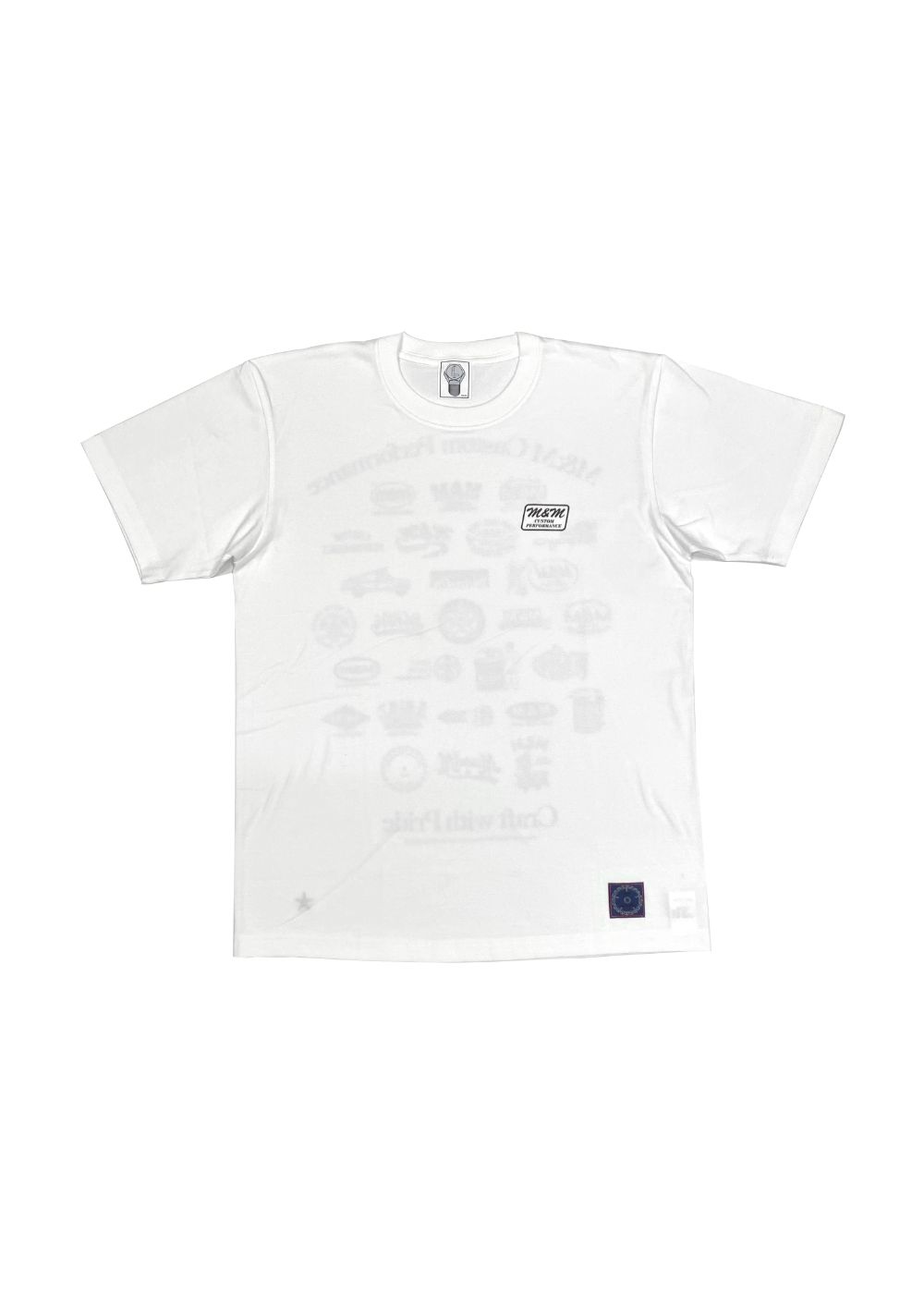 PRINT TEE (WHITE) / ロゴ プリント Tシャツ