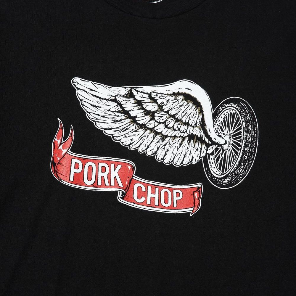 PORKCHOP GARAGE SUPPLY - FLYING WEEL P (×MASSES) (BLACK